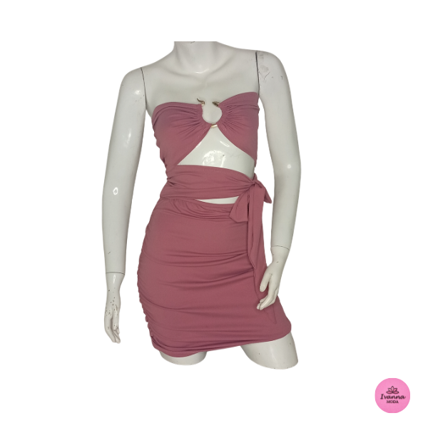 Vestido Cut Out con Argolla