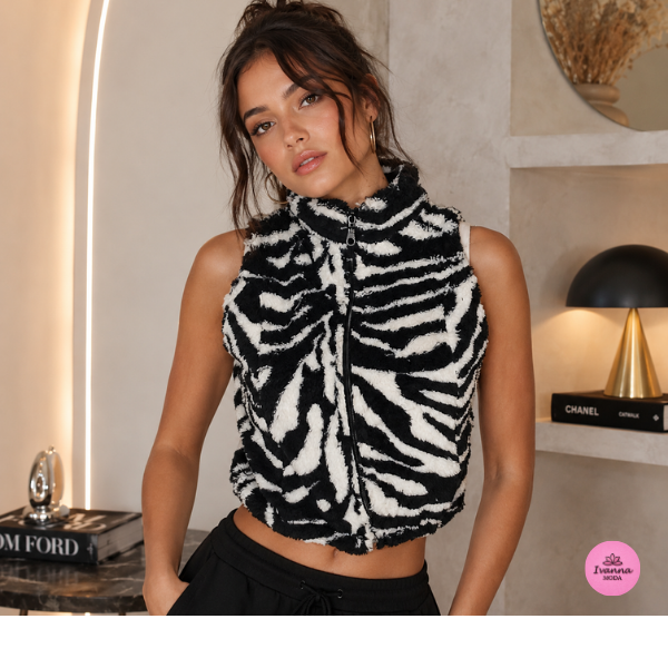 Chaleco animal print